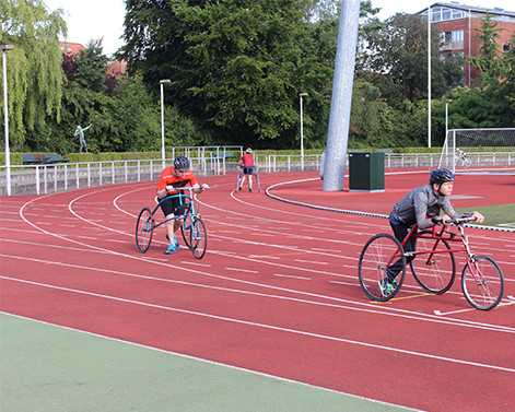 Atletas de Race Running